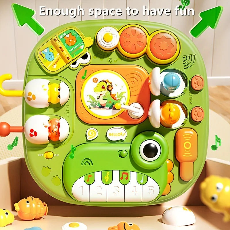 Infant Busy Board Activity Table: Sensory & Early Educational Toy