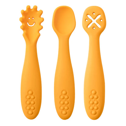 3 Pieces Baby Feeding Spoons
