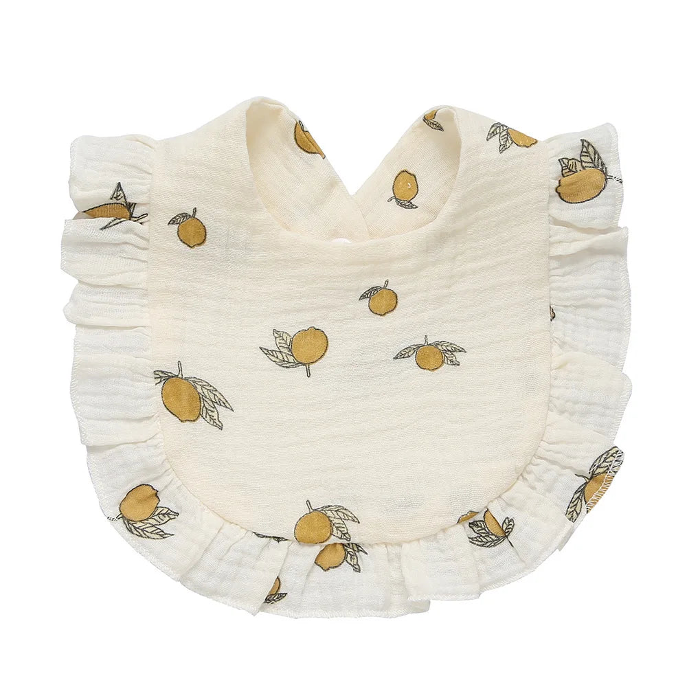 Cotton Muslin Baby Bibs for Newborns – Feeding, Drool & Burp Cloth Accessories