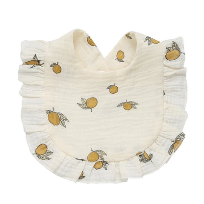 Cotton Muslin Baby Bibs for Newborns – Feeding, Drool & Burp Cloth Accessories
