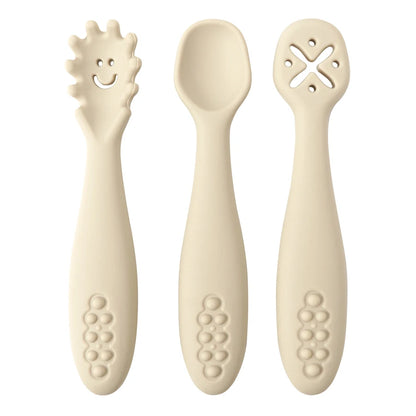 3 Pieces Baby Feeding Spoons