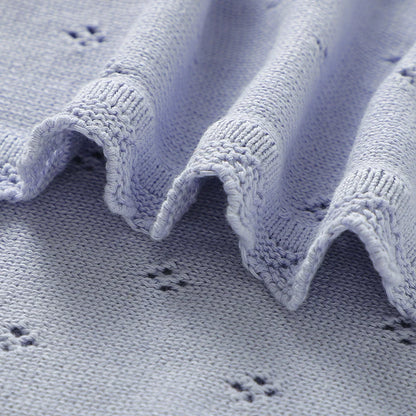 Ultra-Soft Knitted Cotton Baby Swaddle & Blanket (90x70cm)