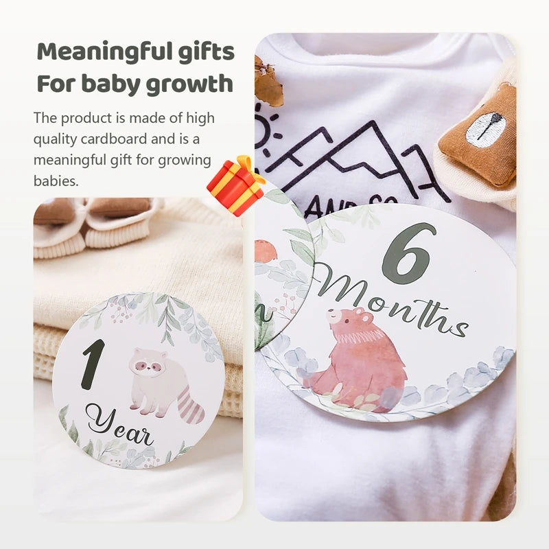 0-12 Month Baby Milestone Photo Cards & Souvenirs