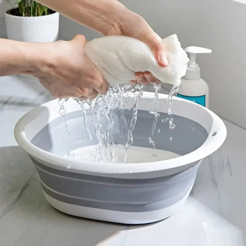 Portable Folding Plastic Multi-Use Wash Basin