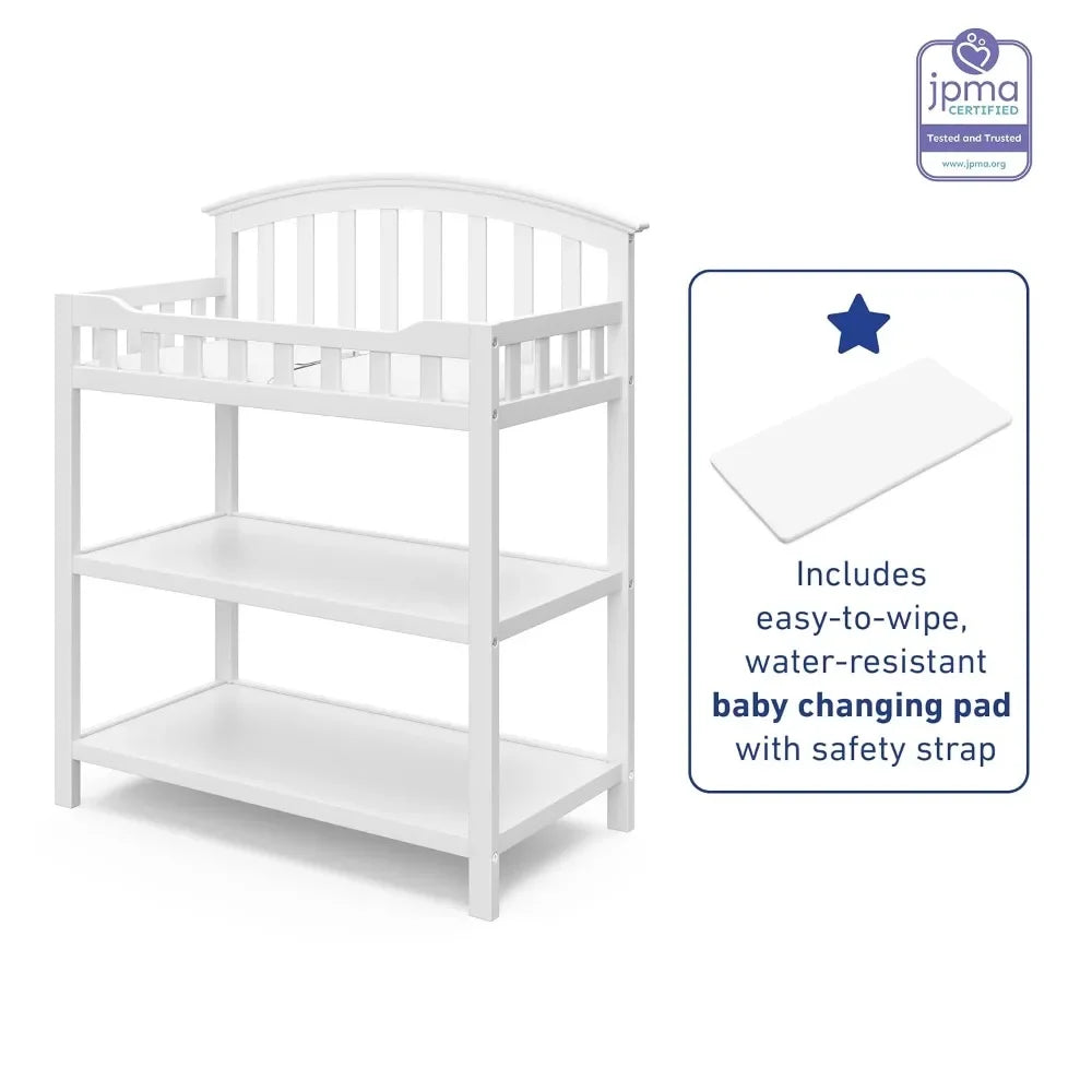 Graco GREENGUARD Gold Changing Table with Water-Resistant Pad