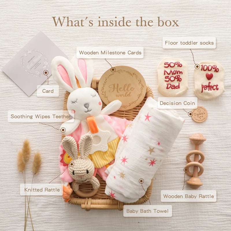 The Complete Baby Welcome Gift Basket (Infant Bath & Play Set).