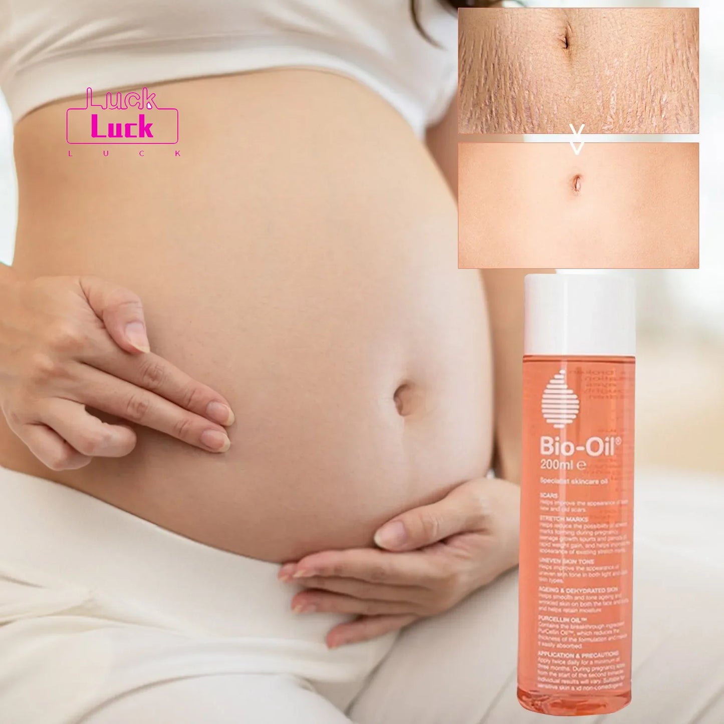 Stretch Mark Oil with Rosehip & Vitamin E