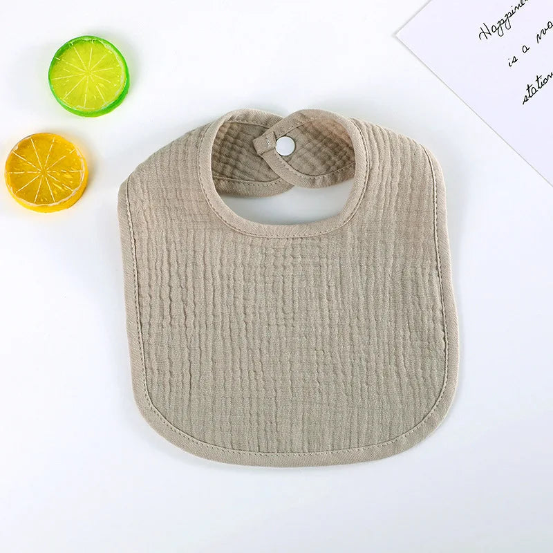 Solid Color Baby Bib/Apron