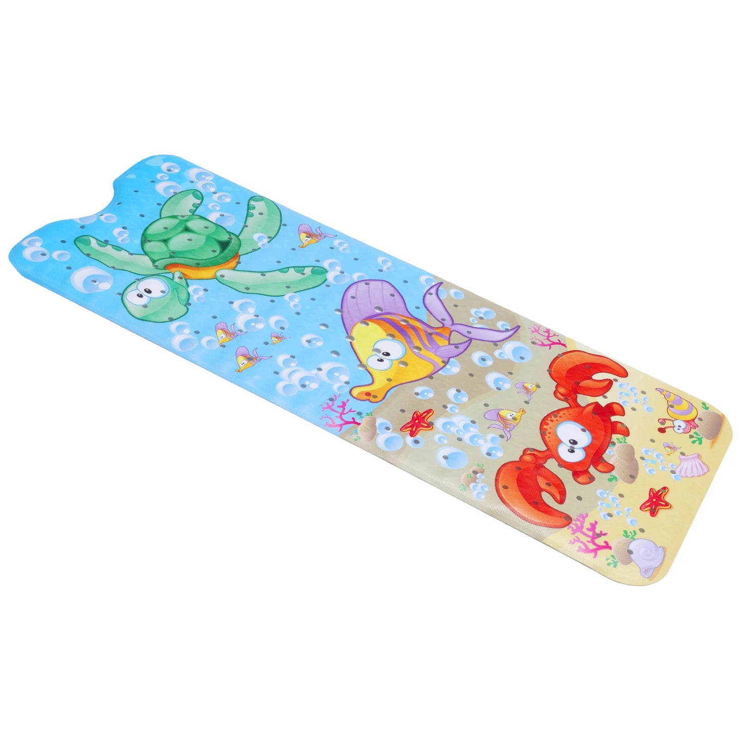 Non-Slip Cartoon Sea World Baby Bath Mat