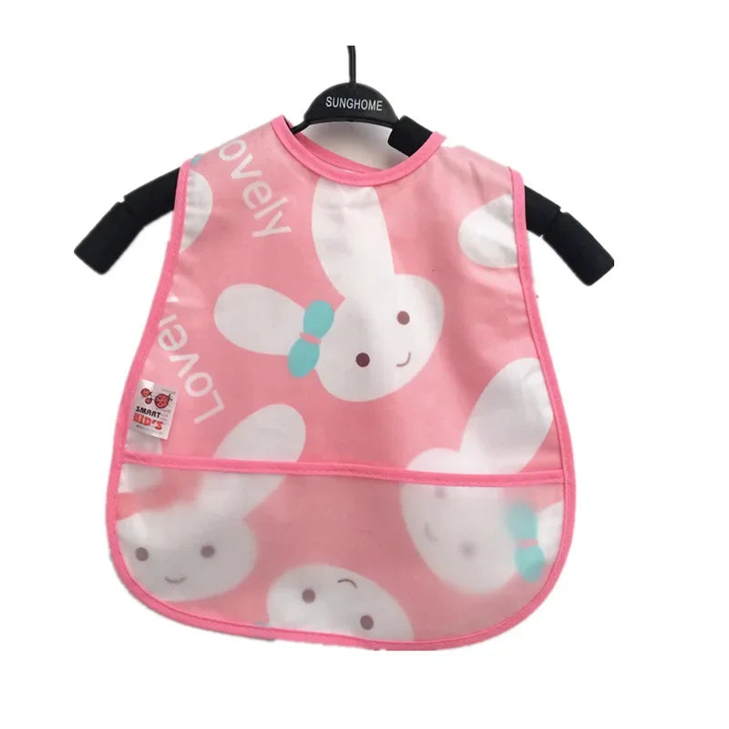 Adjustable Waterproof Bibs – Cute EVA Feeding Apron