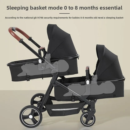 Foldable, Airline-Approved Stroller & Rider Combo