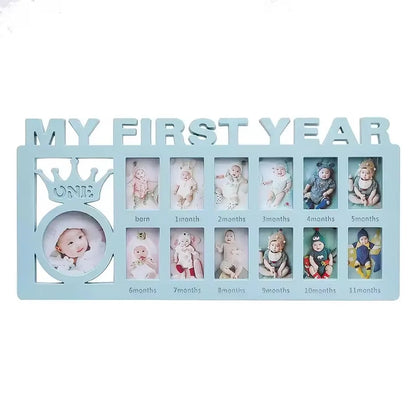 Baby's First Year Growth Picture Frame