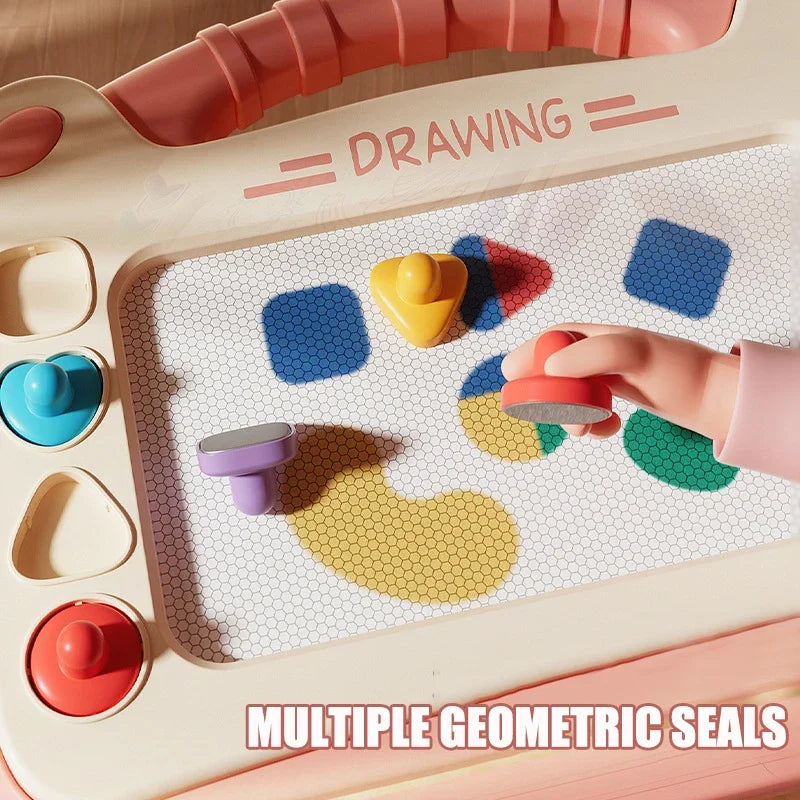 Children’s Cartoon Drawing Board Magnetic Montessori Toy for Kids