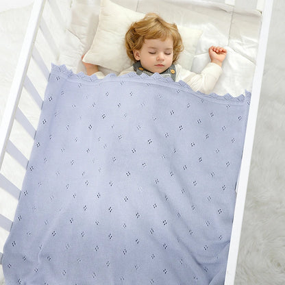Ultra-Soft Knitted Cotton Baby Swaddle & Blanket (90x70cm)
