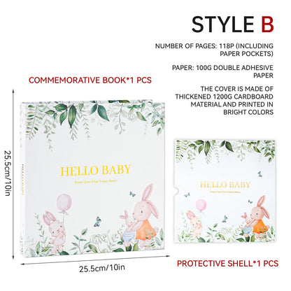 Baby Memory Book & Photo Album – First Year