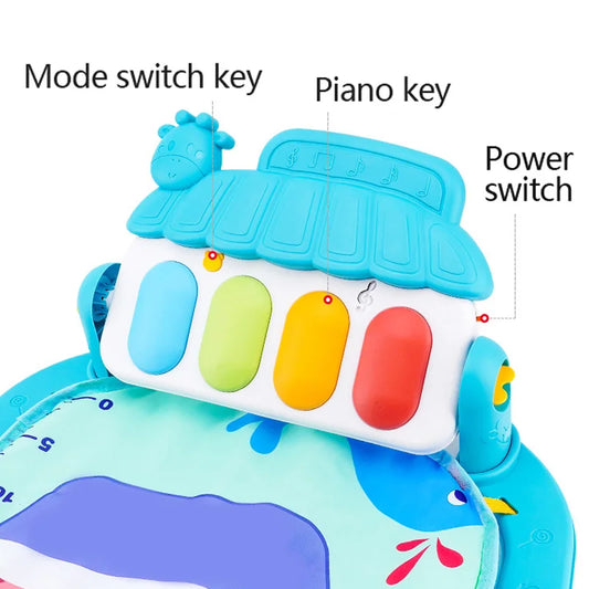 Infant Pedal Piano Keyboard Activity Mat