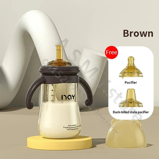 Anti-Colic Feeding Bottle – Bacteriostatic, Anti-Fall Design with Teething Guard