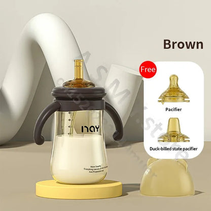 Anti-Colic Feeding Bottle – Bacteriostatic, Anti-Fall Design with Teething Guard