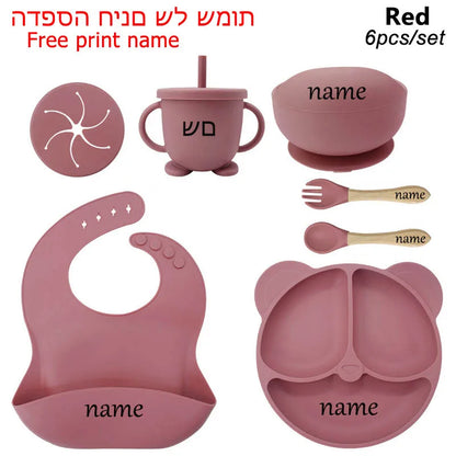 Plate Set 6Pcs Children Personalized Tableware