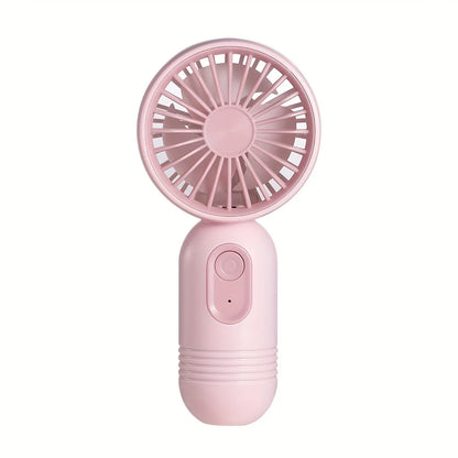 Mini Portable Handheld Fan: 3-Speed USB Rechargeable