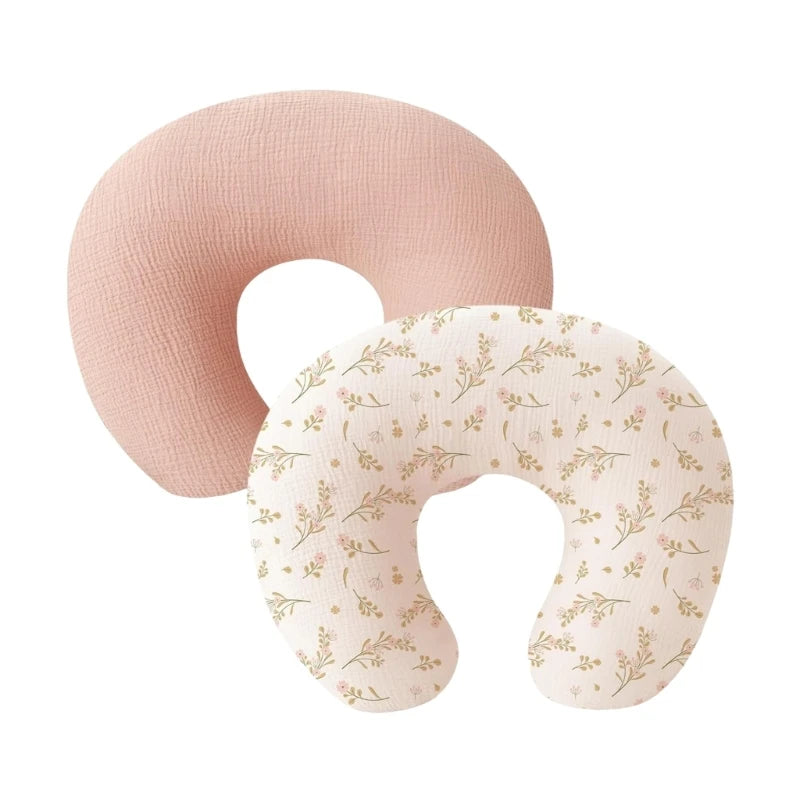 2PCS Breastfeeding Pillow Cover Pillow Case Detachable Nursing Pillowcase Breast Feeding Cushion Sleeve Breathable