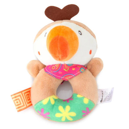 Baby Plush Animal Rattle Crib Mobile Toy (0–12 Months)