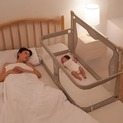 Easy-Assemble Compact Travel Crib & Bassinet