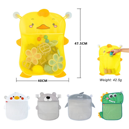 Mesh Bath Toy Storage Bag with Strong Suction Cups