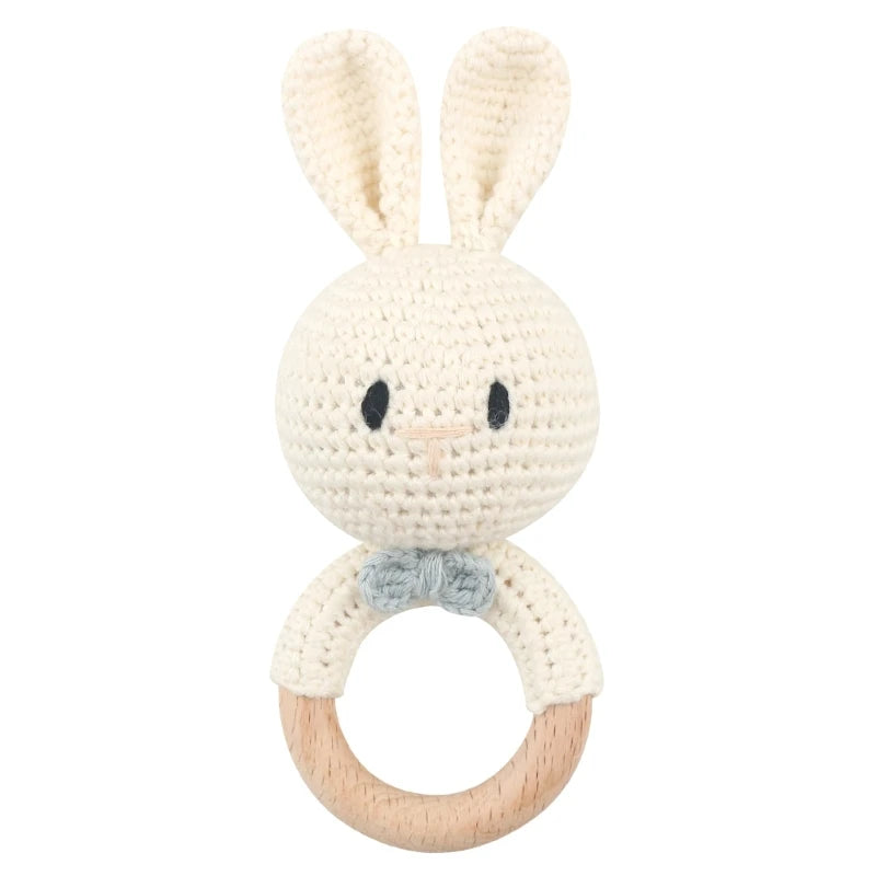 Handmade Amigurumi Cartoon Animal Baby Rattle