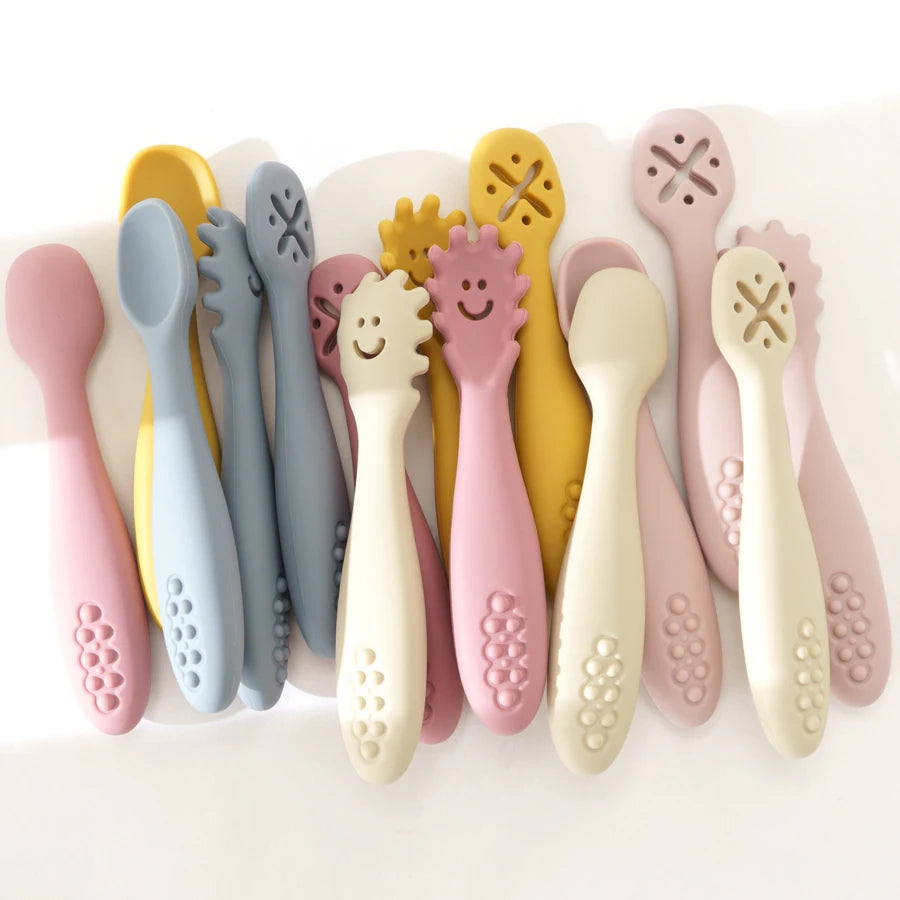 3 Pieces Baby Feeding Spoons