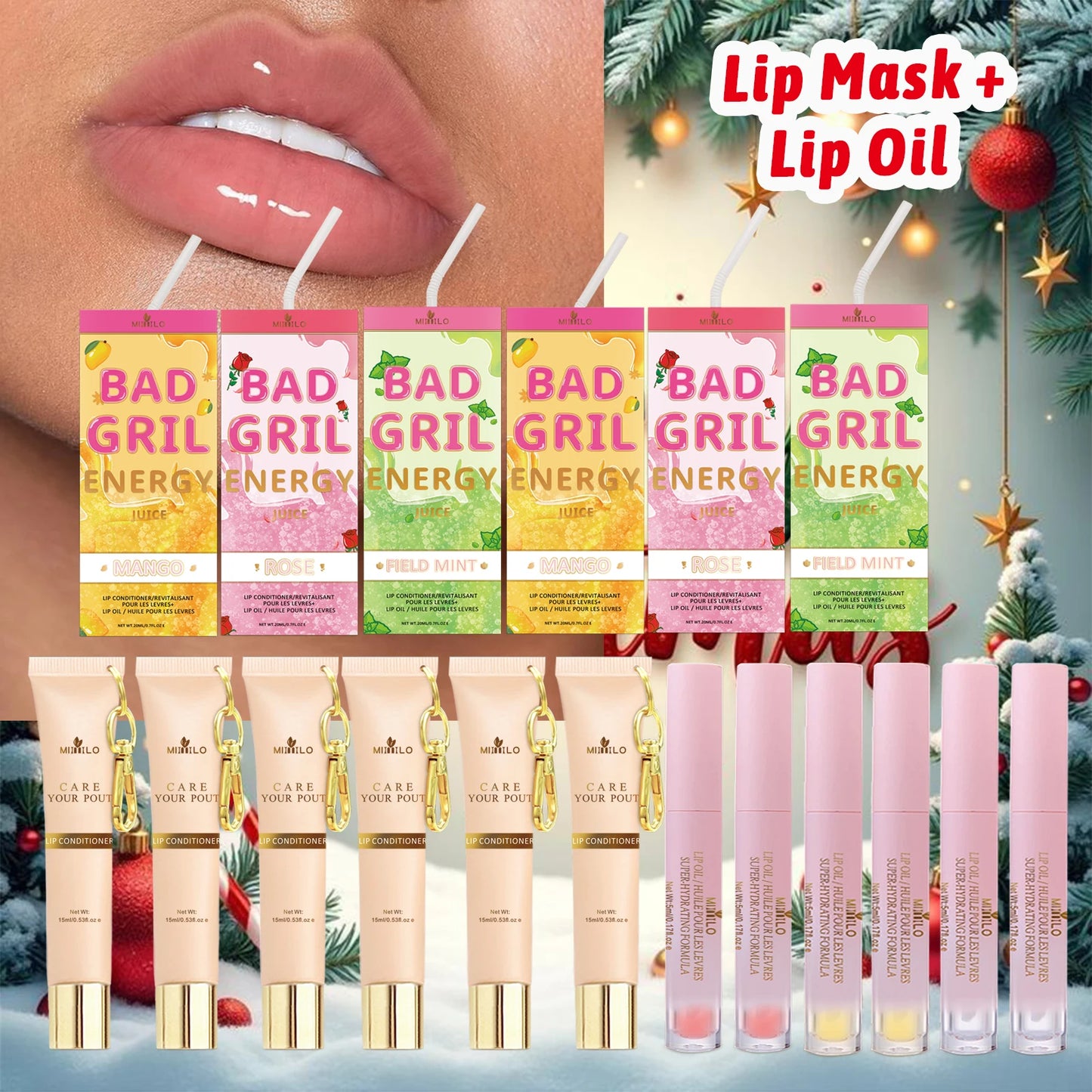 Deep Hydration Lip Care & Repair Kit (12 Colors)