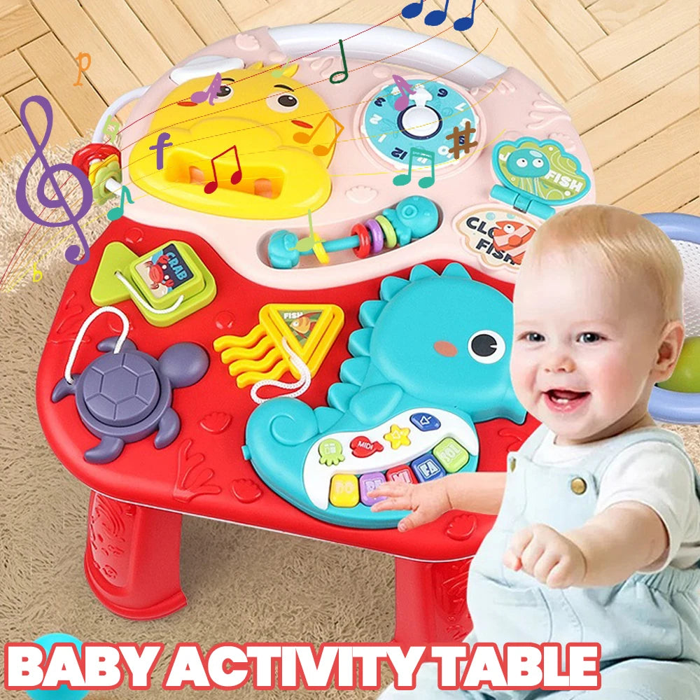 Musical Baby Activity Table: Sensory & Educational Toys