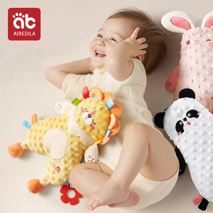 Plush Animal Security Blanket - Soft Baby Sleeping Comforter