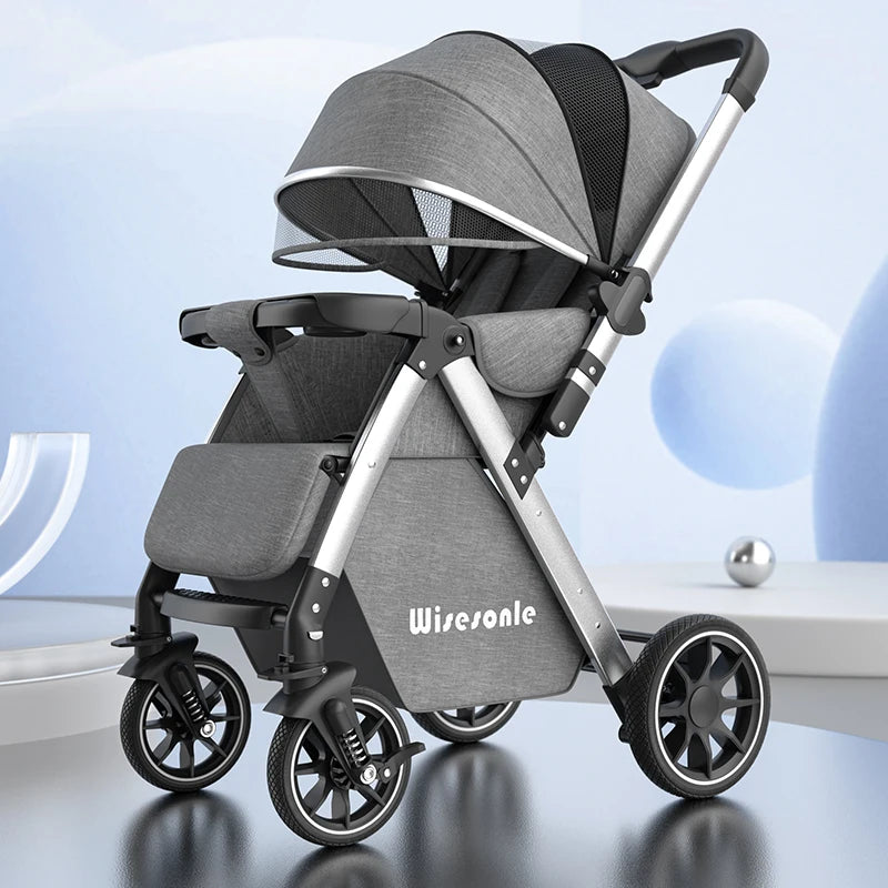 Lightweight Folding Two-way Baby Stroller