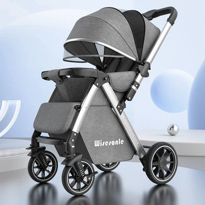 Lightweight Folding Two-way Baby Stroller