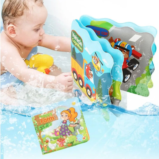Waterproof Learning Animal & Number Bath Books
