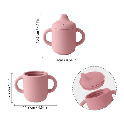 Infant Soft Silicone Training Cup for Drinking Water