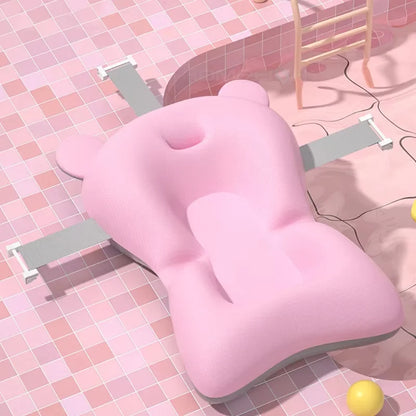 Portable Bathing Cushion & Anti-Slip Baby Bath Support