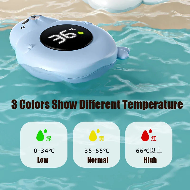 Digital Floating Baby Bath Thermometer with Safety Alert