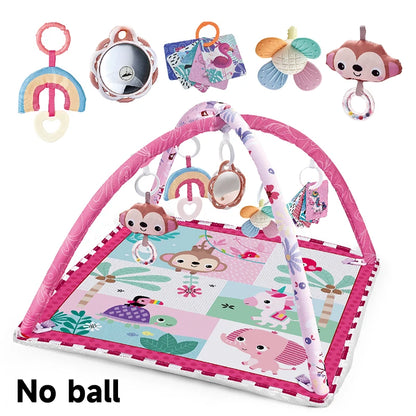 Newborn Baby Activity Gym & Play Mat for Tummy Time (0-36 Months)