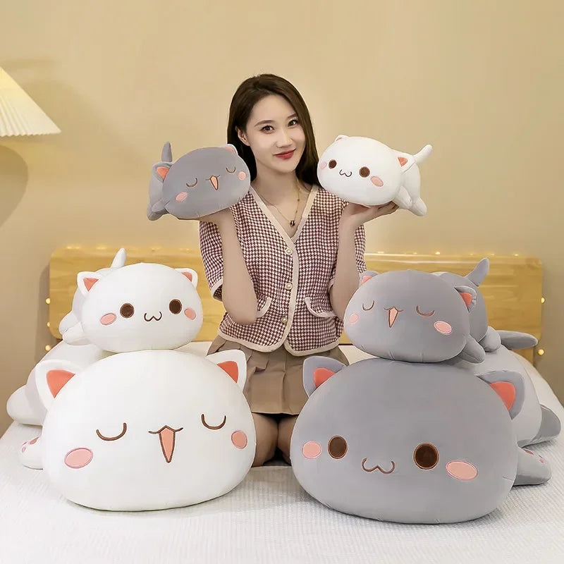 Mitao Cat Plushie Pillow & Soft Stuffed Animal Doll