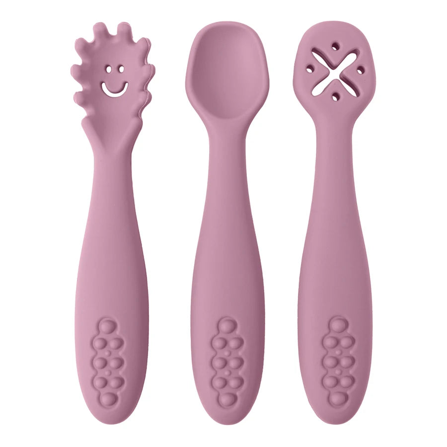 3 Pieces Baby Feeding Spoons