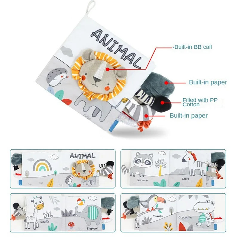 Infant Soft Montessori Activity Book