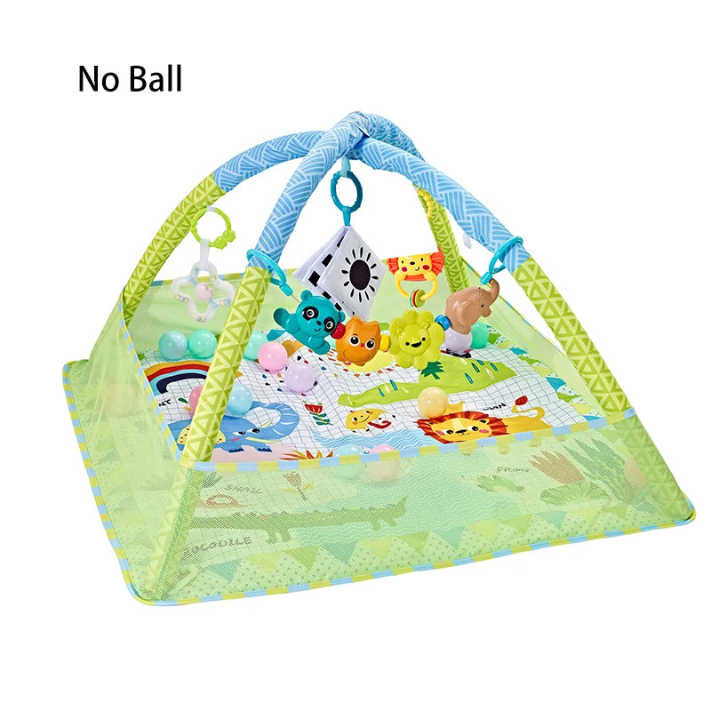 Newborn Baby Activity Gym & Play Mat for Tummy Time (0-36 Months)