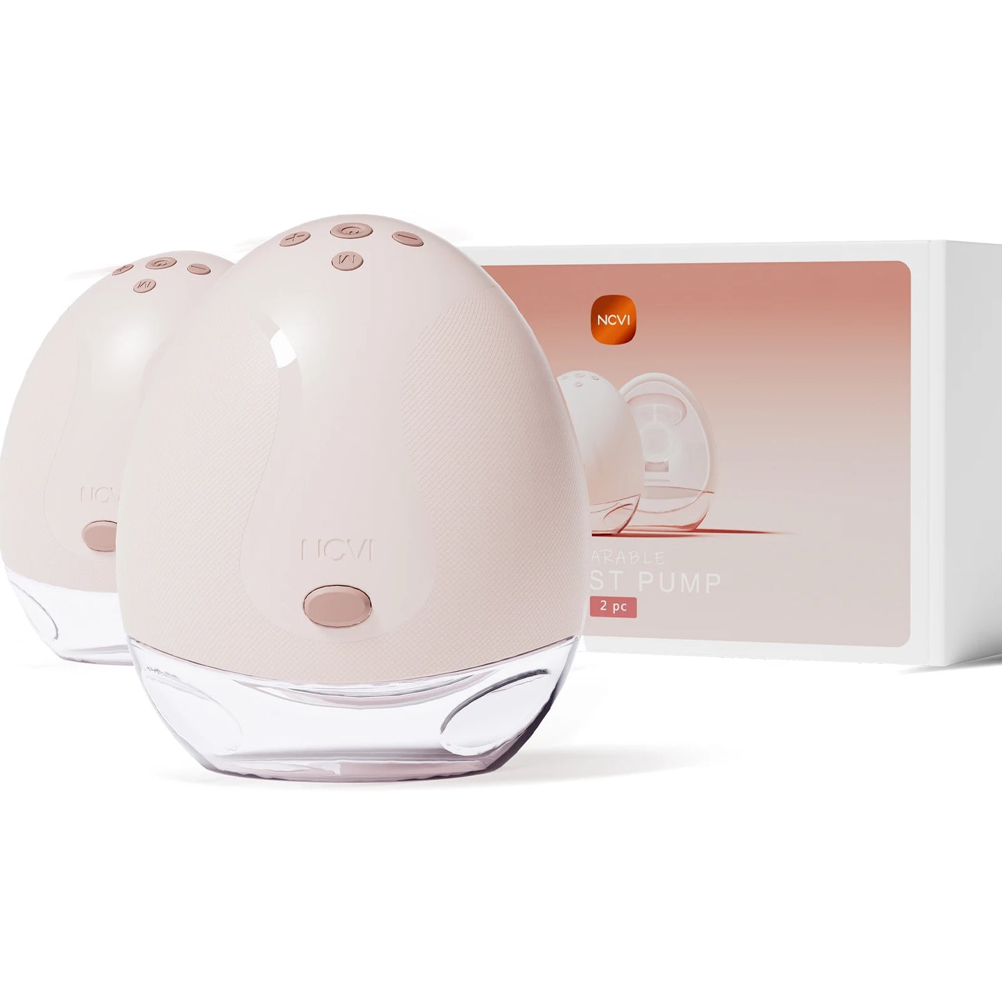 NCVI Hands Free Breast Pump, Double Wearable Breast Pump, Electric Breast Pump with 4 Modes & 9 Levels