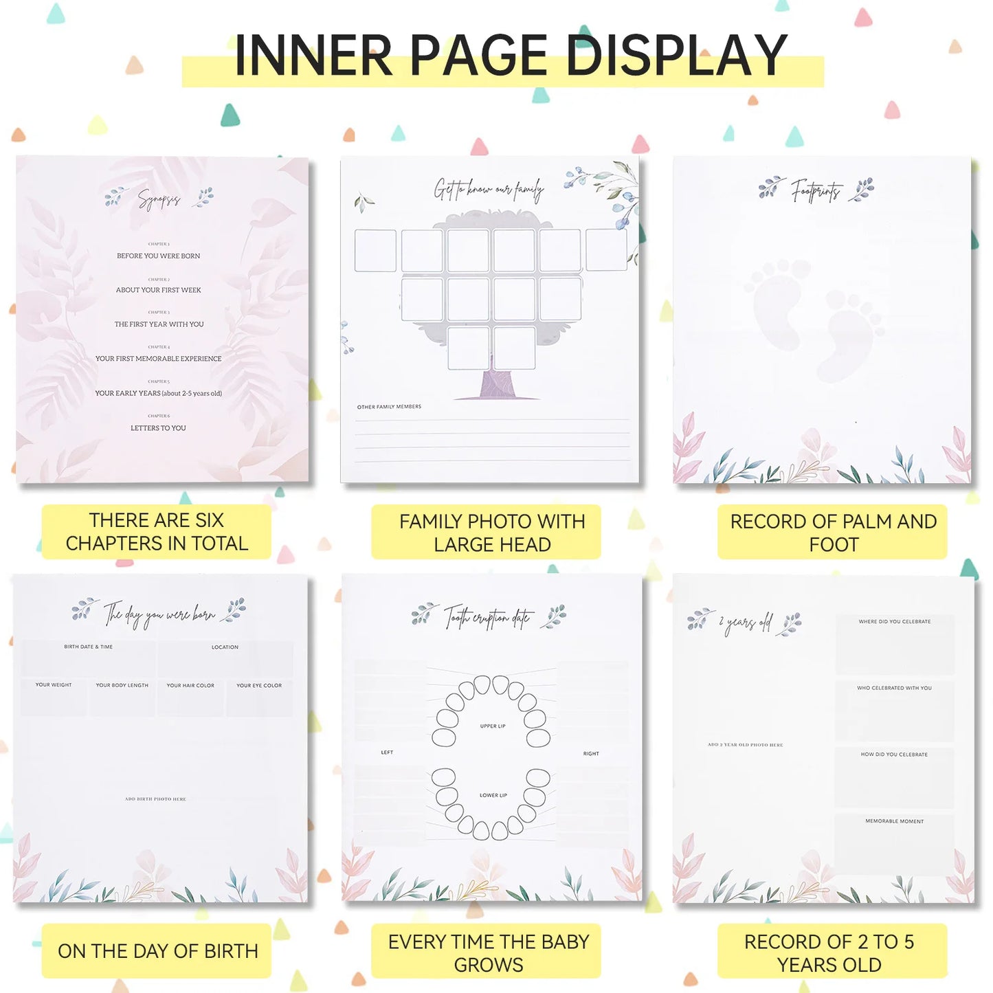 Baby Memory Book & Photo Album – First Year