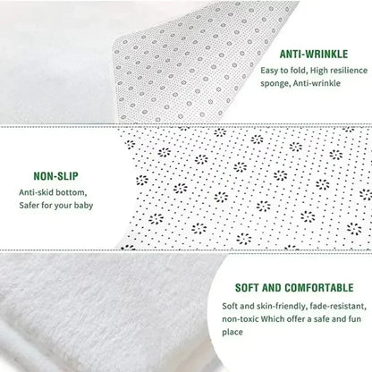 Anti-Fall & Anti-Slip Baby Crawling Mat with City Map Design