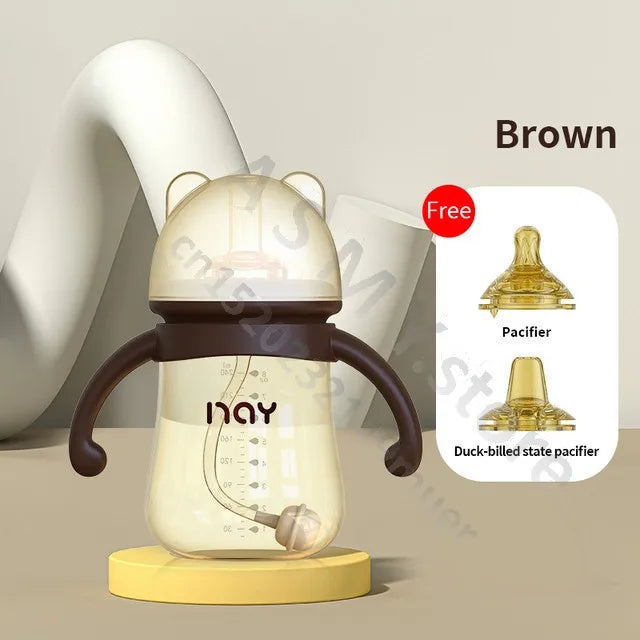 Anti-Colic Feeding Bottle – Bacteriostatic, Anti-Fall Design with Teething Guard