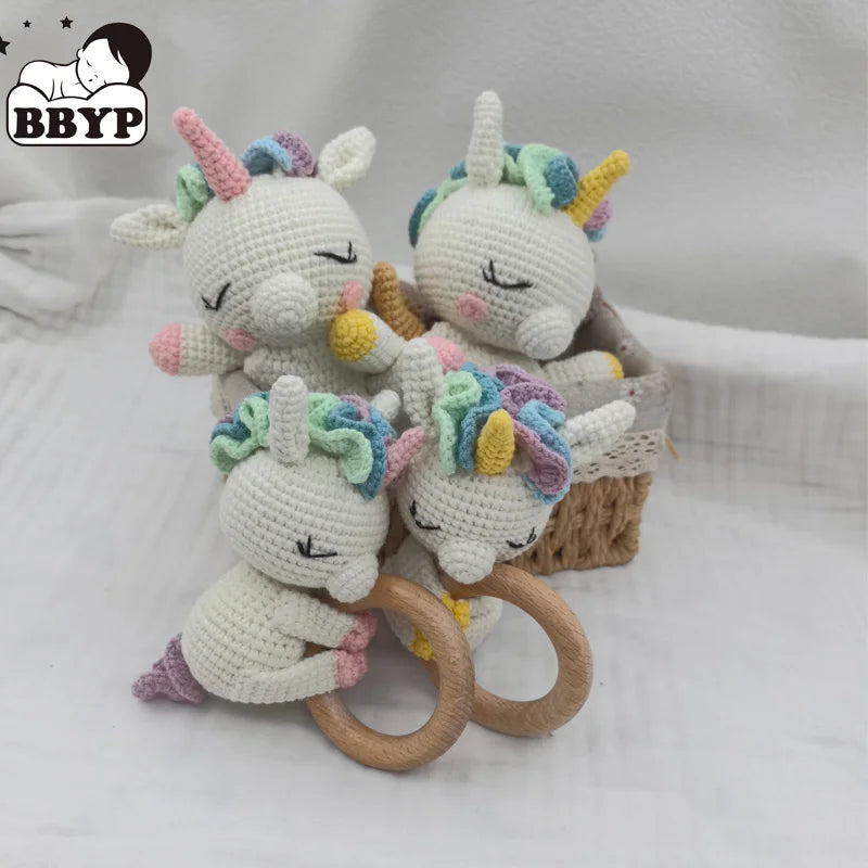 Knitted Lovely Animal Rattle