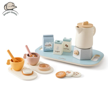 Wooden Coffee Machine Pretend Play Toy